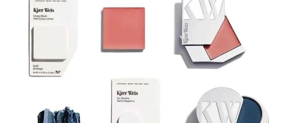Kjaer Weis可再填充纸浆模塑包装，践行品牌环保永续概念